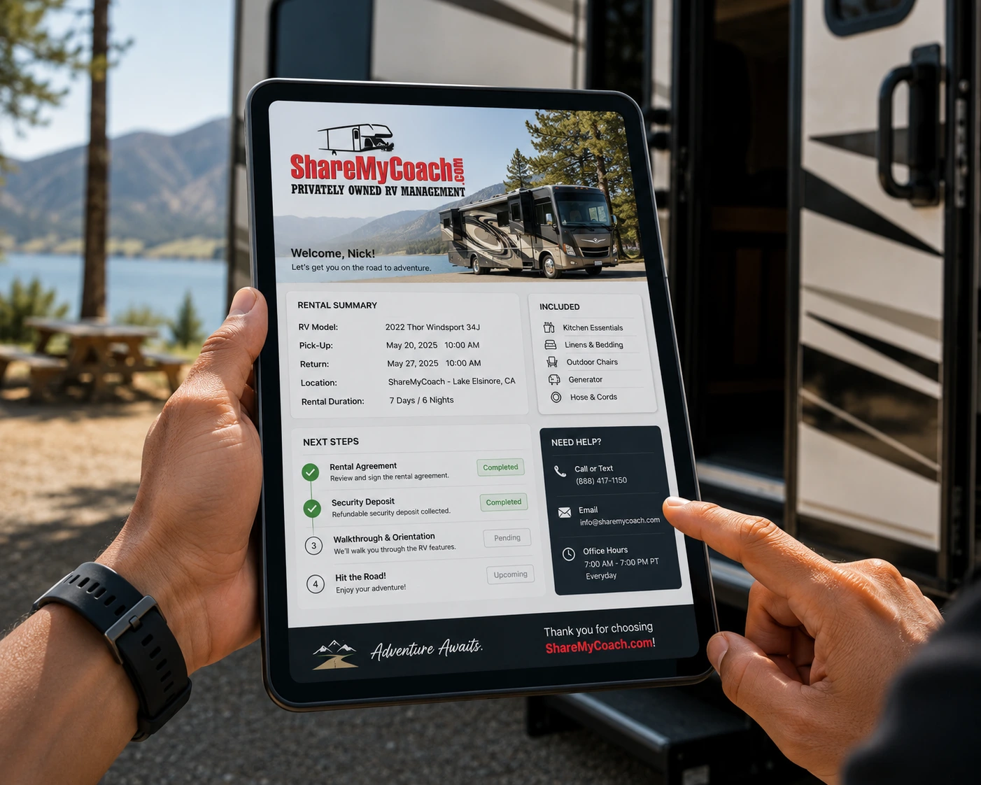 Clipboard or tablet