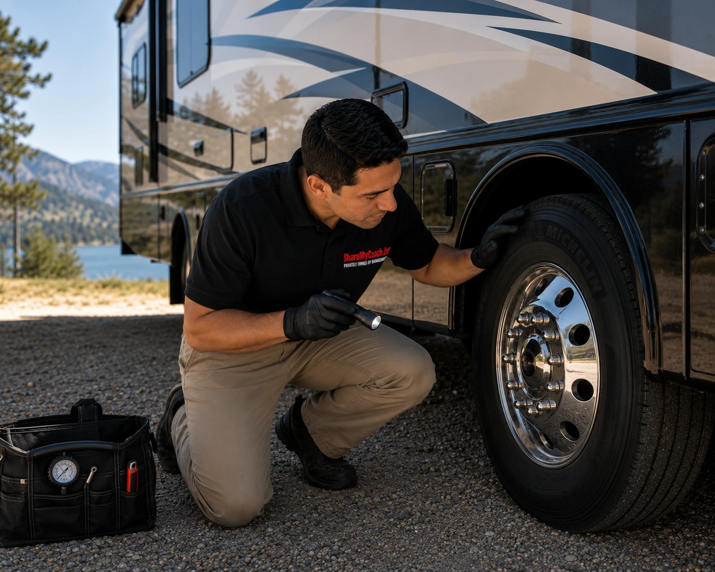 Mechanical or tire inspection